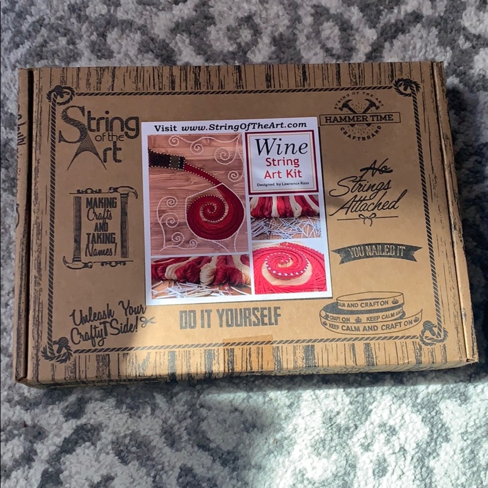 Wine String Art Kit